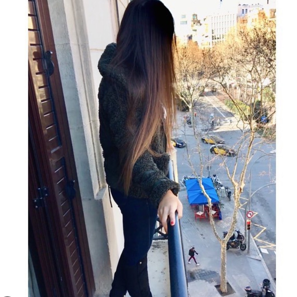 Green Sherpa jacket